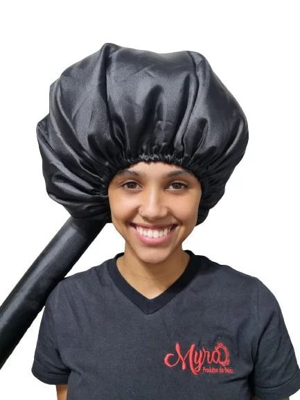 Kit 1 Touca de Dormir e 1 Touca Difusora Anti Frizz - Myra