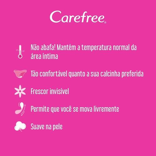 Absorvente Carefree Todo Dia - 80 uni