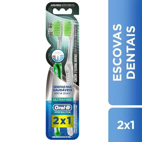 Escova Dental Oral-B Ultrafino - Leve 2 Pague 1