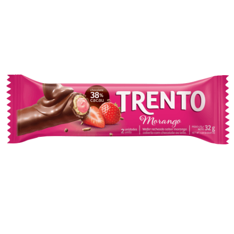 Chocolate Trento Morango - 32g