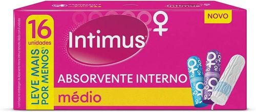 Absorvente Intimus Interno Médio - Leve 16 Pague 15