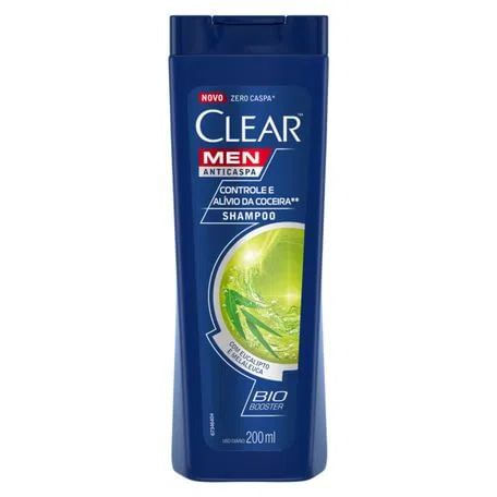 Shampoo Anticaspa Clear Men Controle e Alívio da Coceira - 200ml