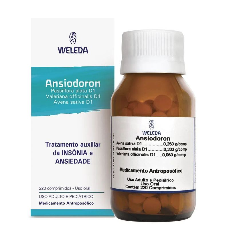 Ansiodoron Weleda - 220 Comprimidos