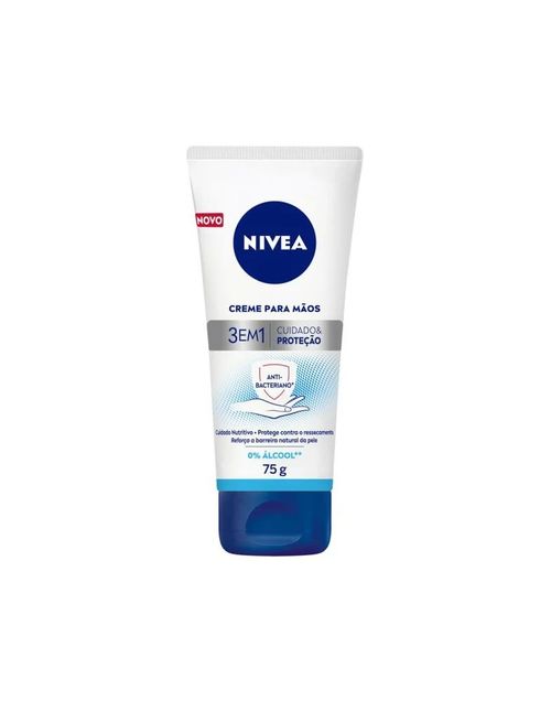 Creme Nivea Para Mãos 3 em 1 - Ação Antibacteriana