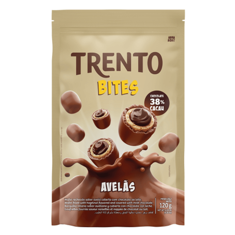 Chocolate Trento Bites Avelã - 120g