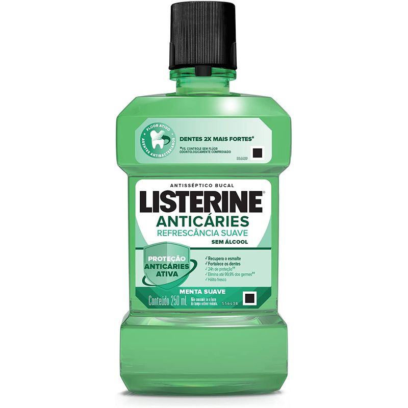 Enxaguante Bucal Listerine Anticaries - 250ml
