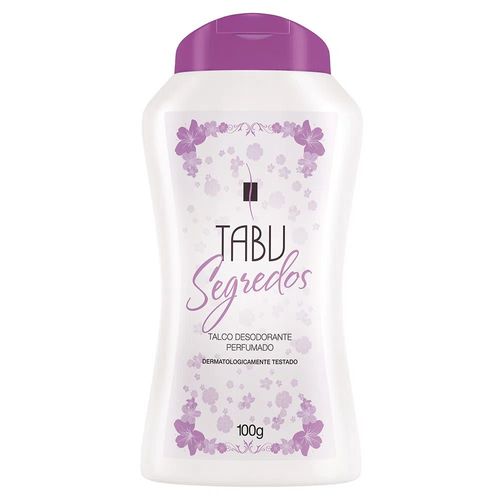 Talco Desodorante Tabu Segredos - 100g