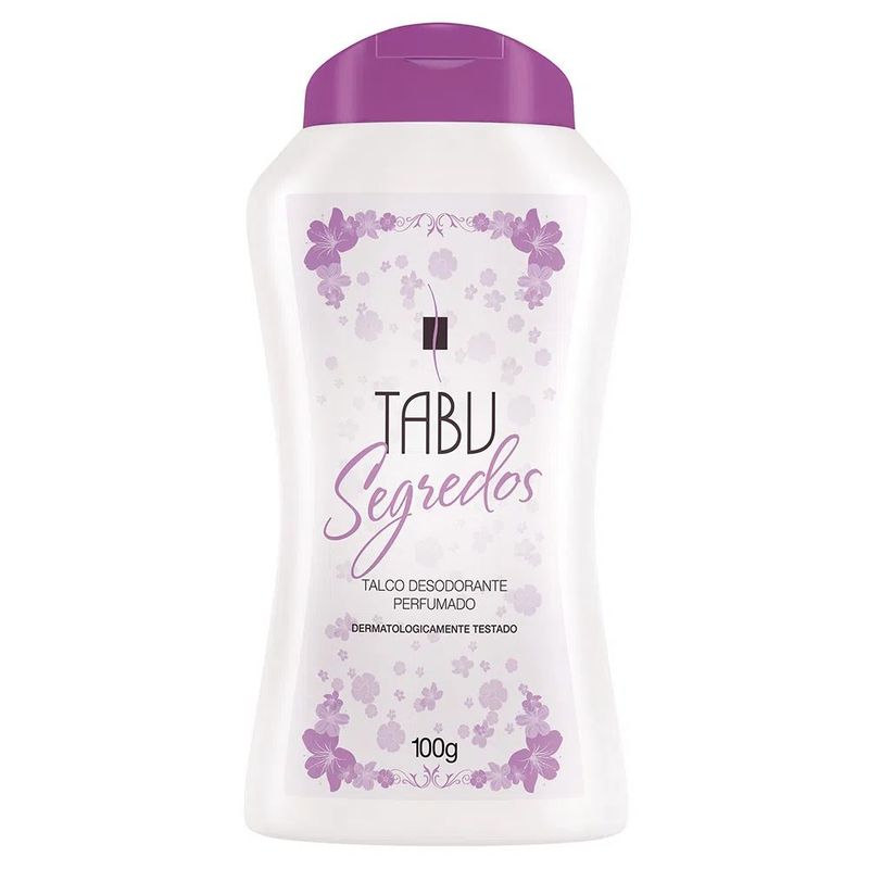 Talco Desodorante Tabu Segredos - 100g