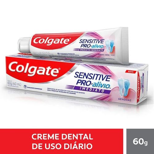Creme Dental Colgate Sensitive Alívio Imediato Gengivas - 60g