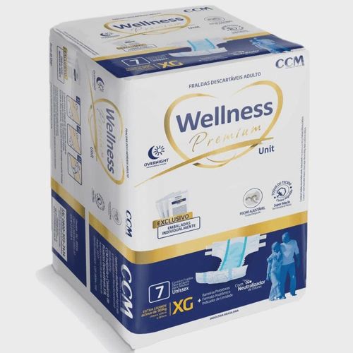 Fralda Geriátrica Wellness Premium Tamanho EG - 8 Uni