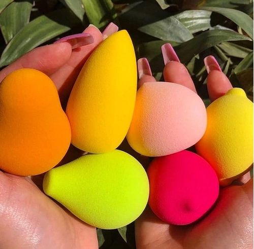 Esponja de Maquiagem Formato Frutas - Puff