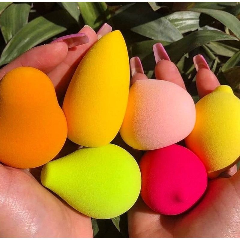 Esponja de Maquiagem Formato Frutas - Puff