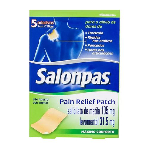 Salonpas Pain Relief Patch Hisamitsu 5 Adesivos