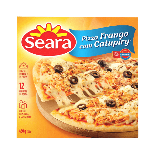 Pizza de Frango Com Catupiry Seara - 460g