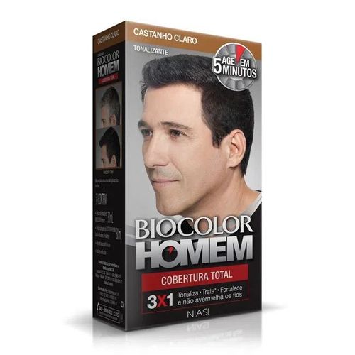 Tonalizante Biocolor Homem - Castanho Claro