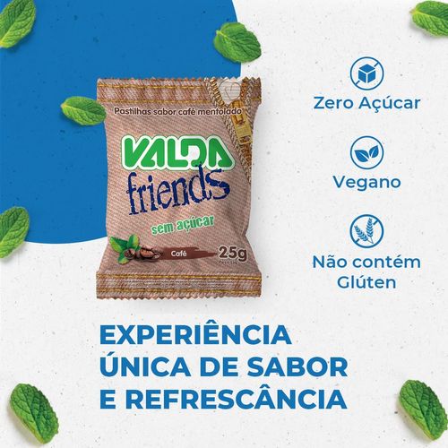Pastilhas Valda Friends Café - 25g