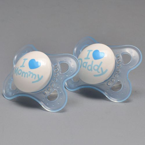 Chupeta Mom e Dad Azul 0 a 6 Meses - Mam