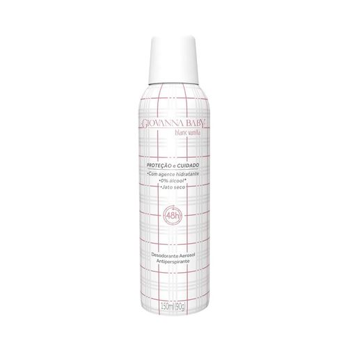 Desodorante Aerosol Giovanna Baby Blanc Vanilla - 150ml