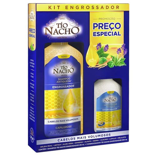 Kit Shampoo e Condicionador Tío Nacho - Antiqueda Engrossador