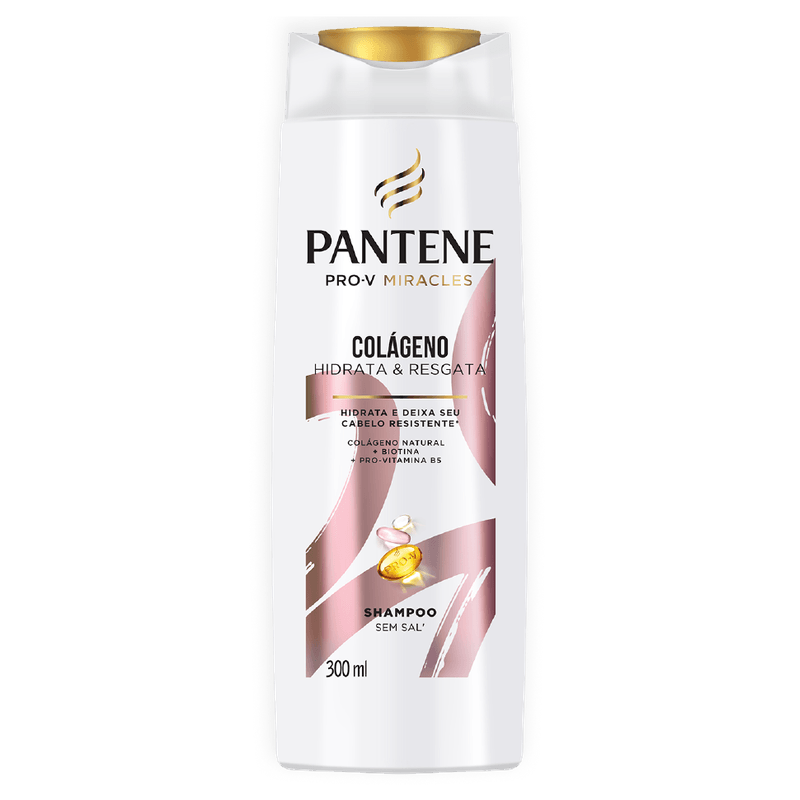 Shampoo Pantene Colágeno Hidrata e Resgata - 300ml