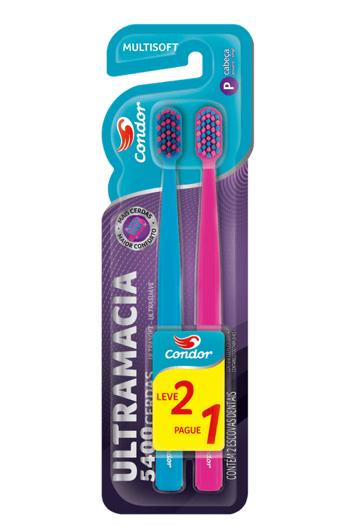 Escova Dental Condor Multisoft - Leve 2 Pague 1