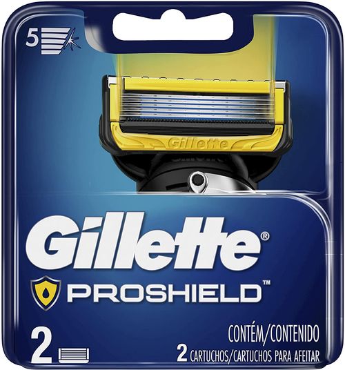 Carga Aparelho de Barbear Gillette Fusion Proshield - 2 Uni