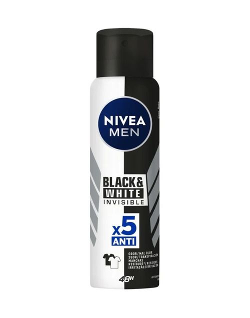 Desodorante Nivea Aerosol Masculino Black e White - 150ml