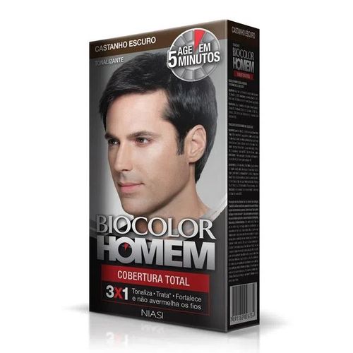 Tonalizante Biocolor Homem - Castanho Escuro