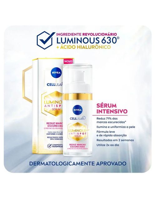 Sérum Facial Nivea Cellular Luminous - 30ml