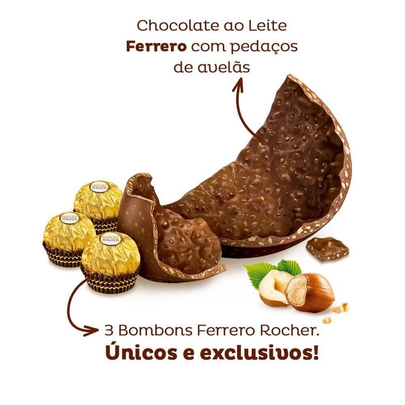 Ovo de Páscoa Ferrero Rocher Caixa - 137,5g