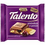 Chocolate Talento Amêndoas e Passas - 25g