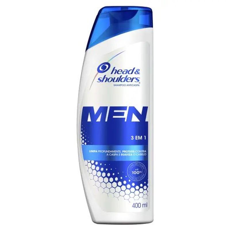 Shampoo Head Shouders Men 3 em1 - 400ml