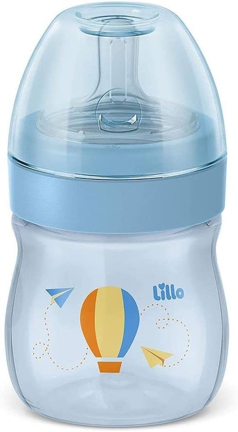 Mamadeira Super Evolution Primeiros Passos Azul - Lillo