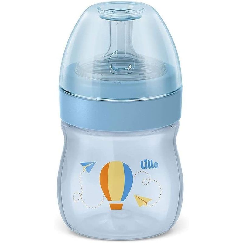 Mamadeira Super Evolution Primeiros Passos Azul - Lillo