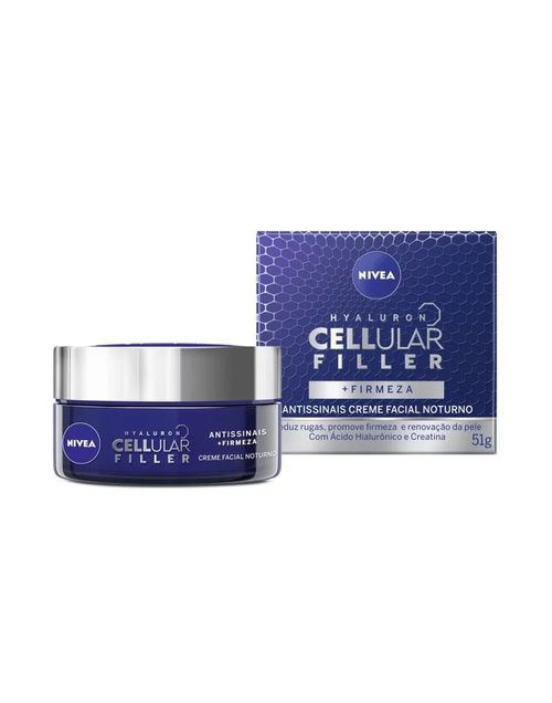 Creme Facial Nivea Antissinais Noite Cellular - 51g