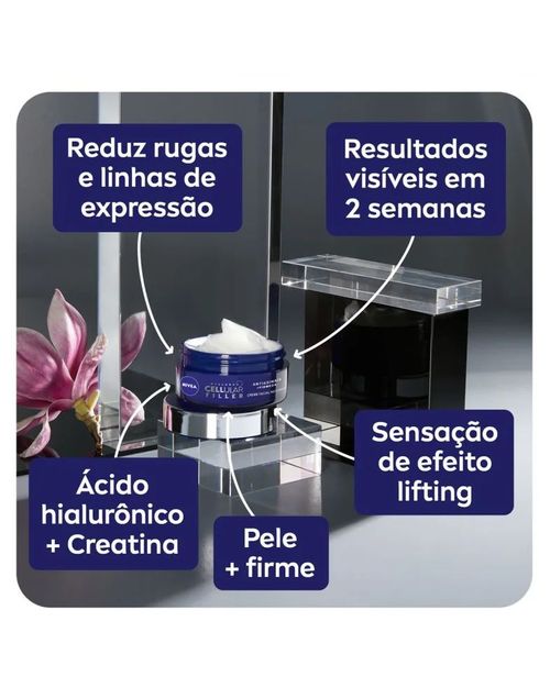 Creme Facial Nivea Antissinais Noite Cellular - 51g