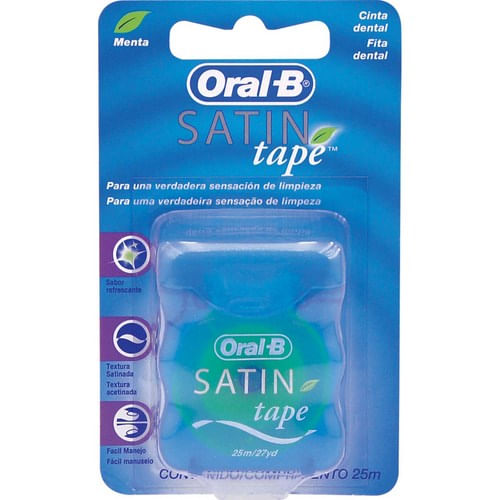 Fio Dental Oral-B Satin Tape Menta - 25m