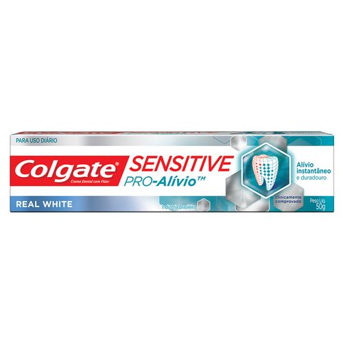 Creme Dental Colgate Sensitive Pro Alívio Real White - 50g