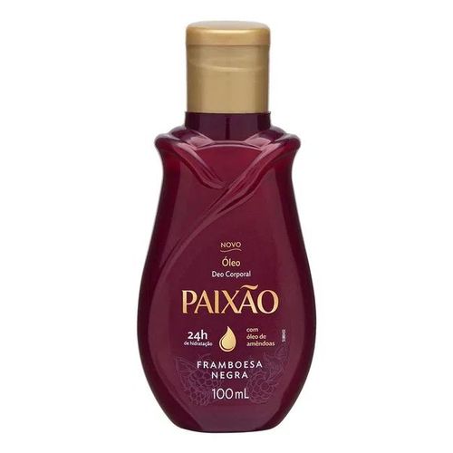 Óleo Corporal Paixão Framboesa Negra - 100ml