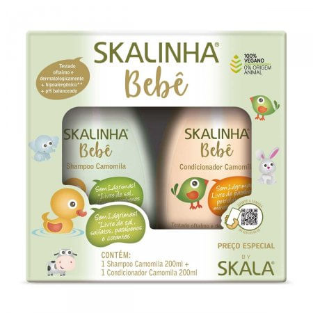Kit Shampoo + Condicionador Camomila - Skalinha Bebê