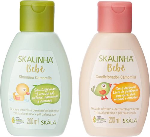 Kit Shampoo + Condicionador Camomila - Skalinha Bebê