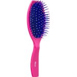 Escova de Cabelo Pink Oval Almofadada - Ricca