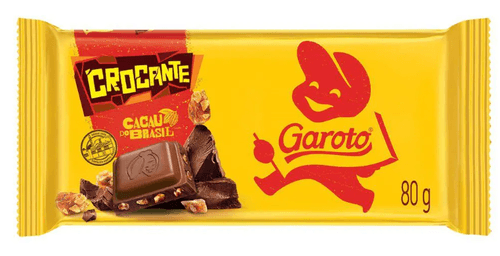 Barra de Chocolate Crocante Garoto - 80g