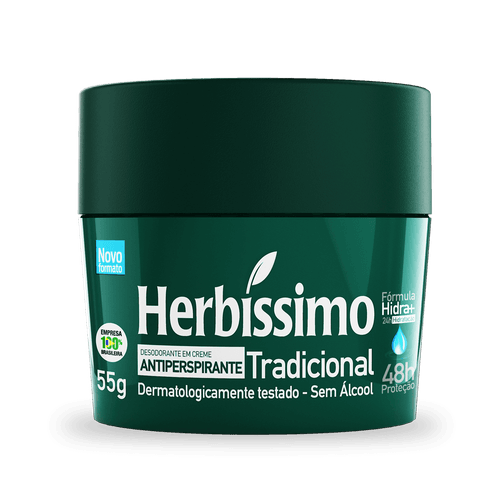 Desodorante Herbíssimo Creme Tradicional - 55g