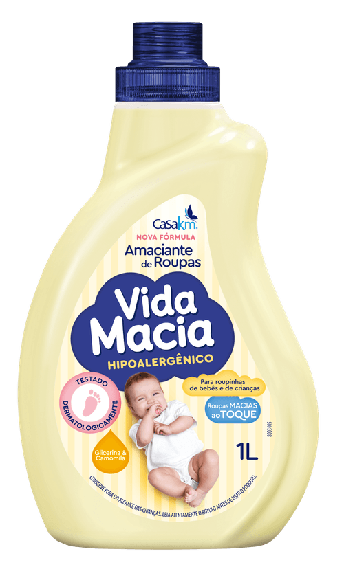 Amaciante de Roupas Vida Macia Glicerina e Camomila - 1L