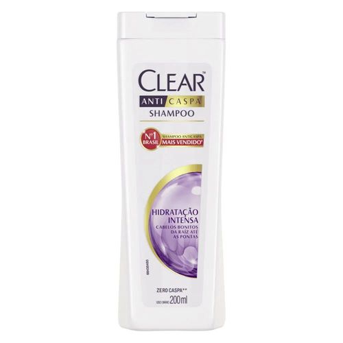 Shampoo Anticaspa Clear Women Hidratação Intensa - 200ml