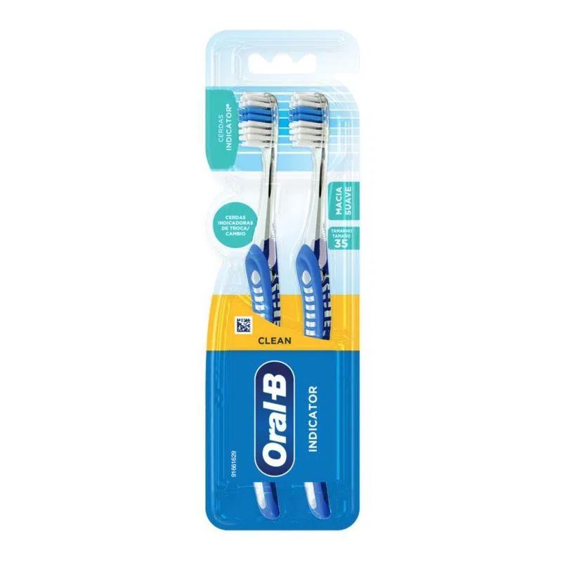 Escova Dental Oral-B Indicator 35 - Leve 2 Pague 1