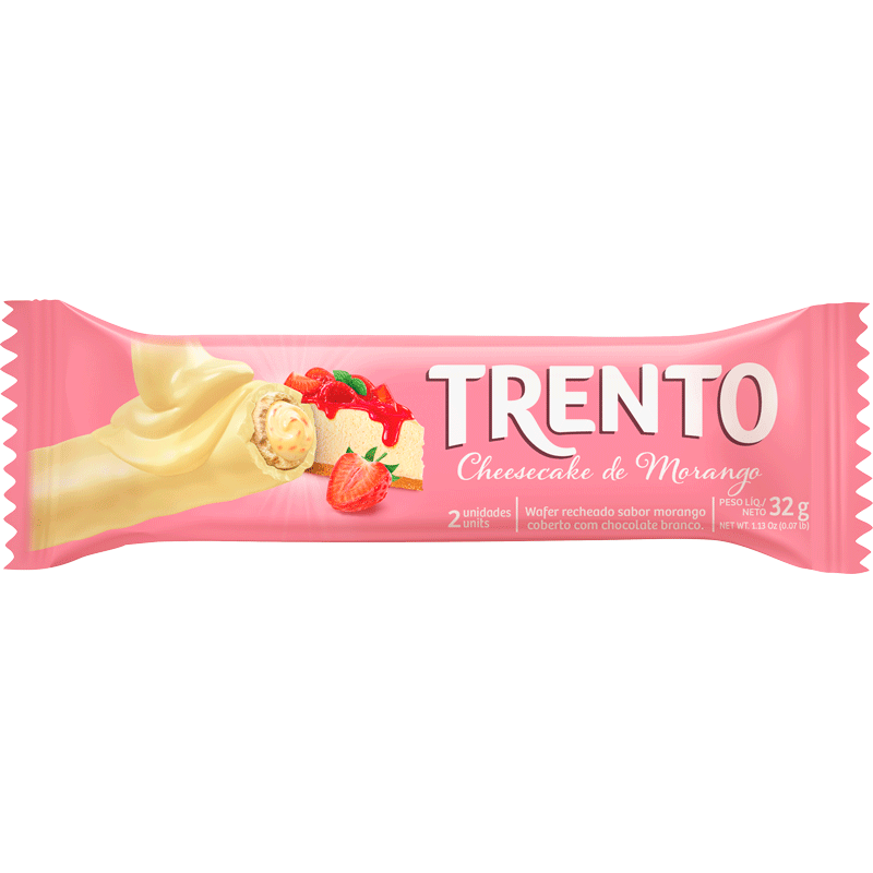 Chocolate Trento Cheesecake de Morango - 32g