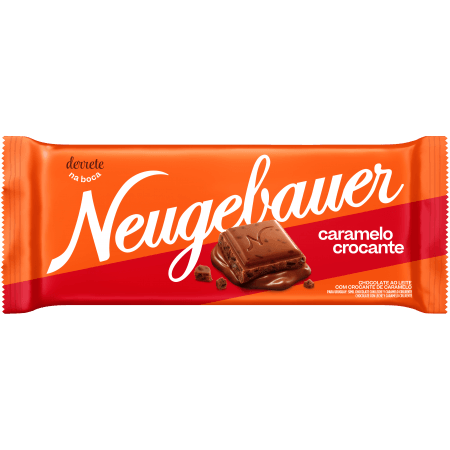 Barra de Chocolate Caramelo Crocante Neugebauer - 90g