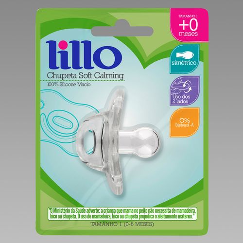 Chupeta Lillo Soft Calming - Tamanho 1